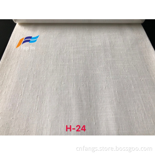 New White Plain Dyed Günstige Fenstervorhang Stoff